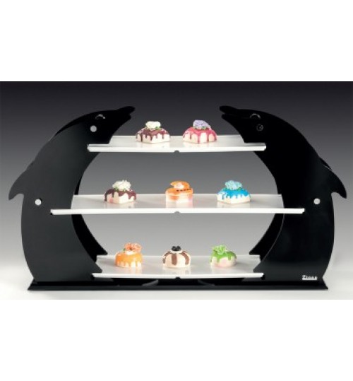 MELAMİN TEPSİLİ TEŞHİR STANDI 22 X 77 X H : 45 Cm